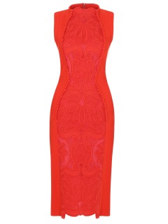 Платье коктейльное с шитьем