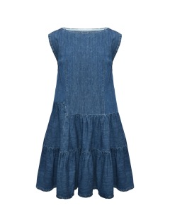 Платье из денима, голубое MM6 Maison Margiela