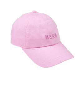 Розовая бейсболка с лого MSGM