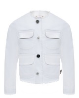 Пиджак с накладными карманами, белый No. 21