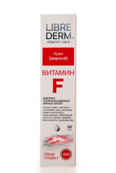 Librederm Крем жирный для очень сухой и чувствительной кожи, 50 мл (Librederm, Витамин F)