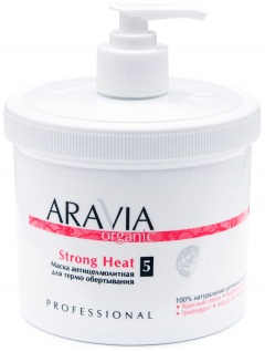 Aravia Professional Organic Маска антицеллюлитная для термообертывания Strong Heat, 550 мл (Aravia Professional, Уход за телом)