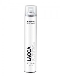 Kapous Professional Лак аэрозольный для волос нормальной фиксации «Lacca Normal», 750 мл (Kapous Professional)