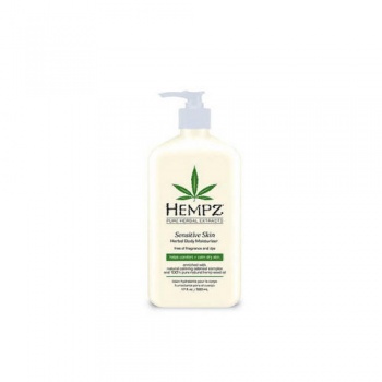 Hempz Увлажняющее молочко для чувствительной кожи Sensitive Skin Herbal Moisturizer, 500 мл (Hempz, Чувствительная кожа)