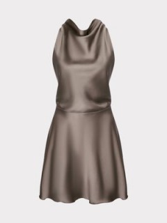 Платье мини с открытой спиной