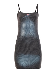 Платье D-Hopy-N2 с металлизированным напылением и логотипом
