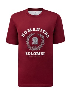 Хлопковая футболка с принтом Humanitas и логотипом