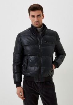Куртка кожаная утепленная Urban Fashion for Men