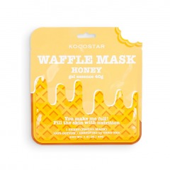 KOCOSTAR Питательная вафельная маска для лица «Медовое удовольствие» Waffle Mask Honey