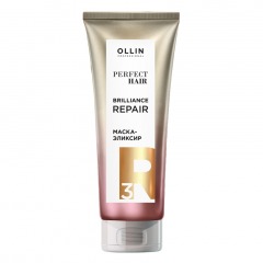 OLLIN PROFESSIONAL Маска-эликсир. Закрепляющий этап BRILLIANCE REPAIR 3 OLLIN PERFECT HAIR